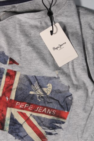Мъжка тениска Pepe Jeans, Размер M, Цвят Сив, Цена 52,00 лв.