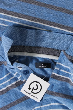 Herren T-Shirt Ragman, Größe S, Farbe Blau, Preis 8,35 €