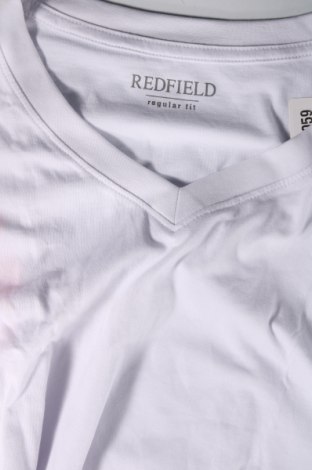 Мъжка тениска Redfield, Размер 5XL, Цвят Бял, Цена 25,52 лв.