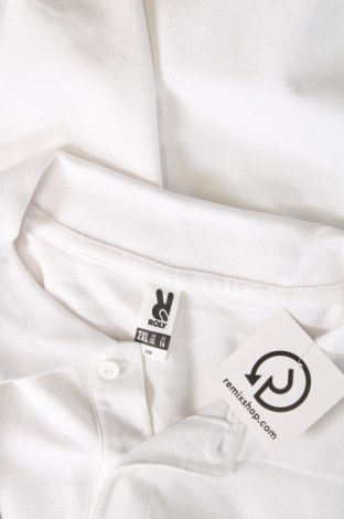 Ανδρικό t-shirt Roly, Μέγεθος XXL, Χρώμα Λευκό, Τιμή 7,25 €