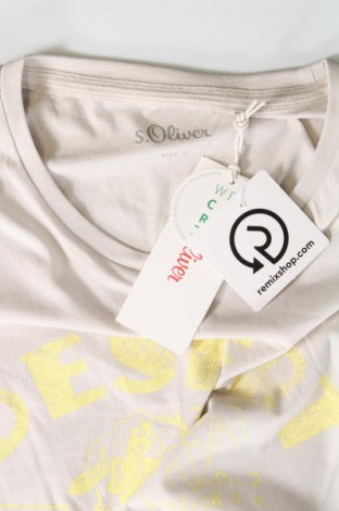 Ανδρικό t-shirt S.Oliver, Μέγεθος L, Χρώμα Γκρί, Τιμή 14,95 €
