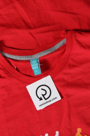 Pánske tričko  Spread Shirt, Veľkosť L, Farba Červená, Cena  7,37 €