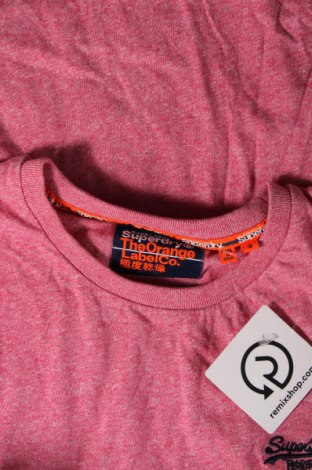 Herren T-Shirt Superdry, Größe S, Farbe Rosa, Preis € 12,99