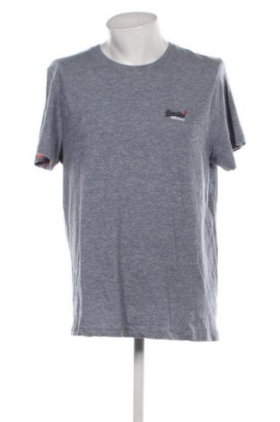 Ανδρικό t-shirt Superdry, Μέγεθος XXL, Χρώμα Μπλέ, Τιμή 18,04 €