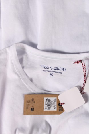 Ανδρικό t-shirt Teddy Smith, Μέγεθος XXL, Χρώμα Λευκό, Τιμή 14,95 €