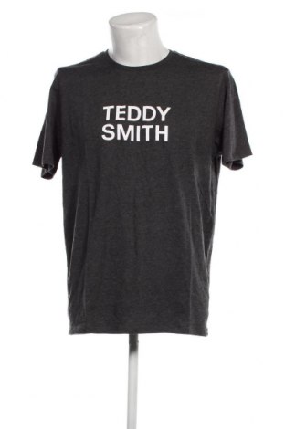 Мъжка тениска Teddy Smith, Размер XXL, Цвят Сив, Цена 23,00 лв.
