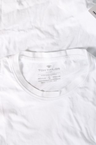 Мъжка тениска Tom Tailor, Размер S, Цвят Бял, Цена 10,00 лв.