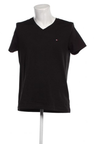 Мъжка тениска Tommy Hilfiger, Размер XL, Цвят Черен, Цена 68,00 лв.