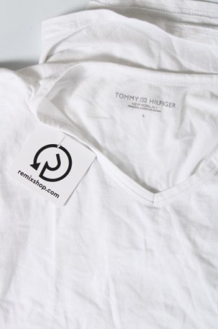 Мъжка тениска Tommy Hilfiger, Размер L, Цвят Бял, Цена 29,00 лв.