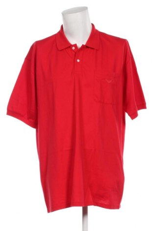 Мъжка тениска Trigema, Размер 4XL, Цвят Червен, Цена 52,00 лв.