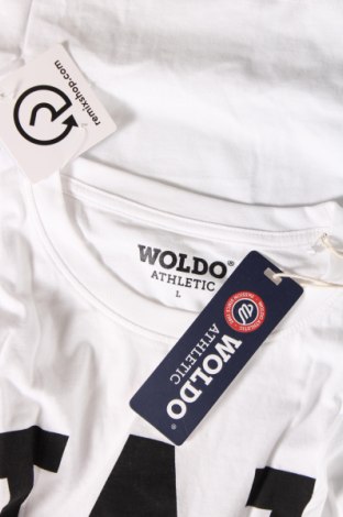 Ανδρικό t-shirt WOLDO ATHLETIC, Μέγεθος L, Χρώμα Λευκό, Τιμή 8,41 €
