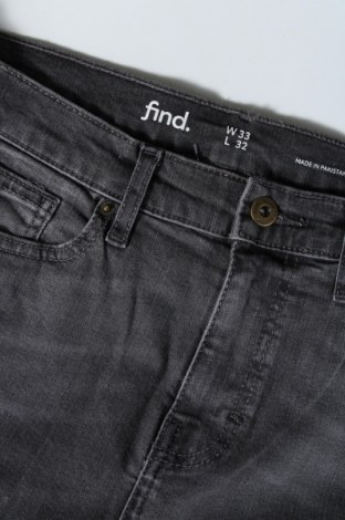Herren Jeans Find., Größe M, Farbe Grau, Preis 13,99 €