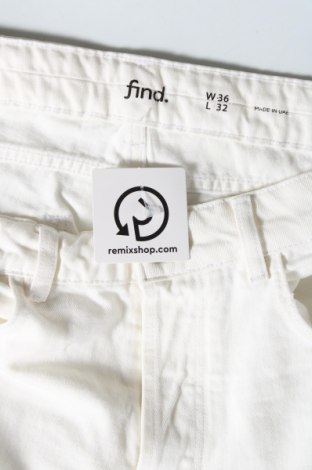 Herren Jeans Find., Größe L, Farbe Weiß, Preis 14,70 €