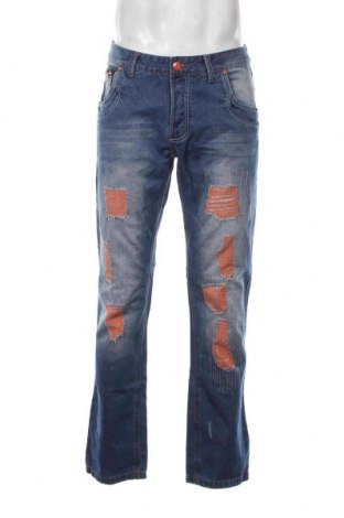 Мъжки дънки Justing Jeans, Размер L, Цвят Син, Цена 17,28 лв.