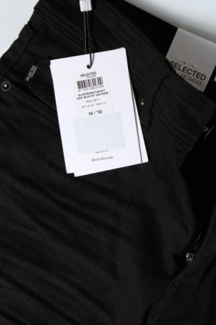 Męskie jeansy Selected Homme, Rozmiar M, Kolor Czarny, Cena 127,83 zł