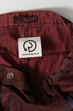 Pánske džínsy  Zara Man, Veľkosť L, Farba Červená, Cena  11,34 €