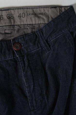 Pantaloni raiați de bărbați Casa Blanca, Mărime M, Culoare Albastru, Preț 14,31 Lei