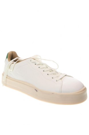 Мъжки обувки Bershka, Размер 44, Цвят Бял, Цена 36,58 лв.
