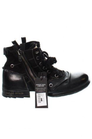 Мъжки обувки Replay, Размер 44, Цвят Черен, Цена 301,00 лв.