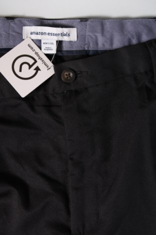 Męskie spodnie Amazon Essentials, Rozmiar XL, Kolor Czarny, Cena 122,61 zł