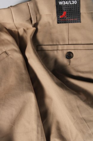 Ανδρικό παντελόνι Dressmann, Μέγεθος L, Χρώμα  Μπέζ, Τιμή 8,11 €