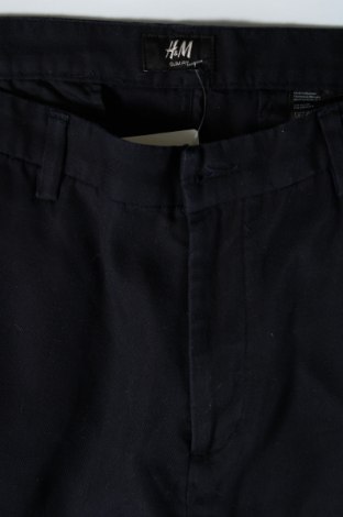 Pantaloni de bărbați H&M, Mărime M, Culoare Albastru, Preț 27,38 Lei