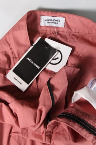 Ανδρικό παντελόνι Jack & Jones, Μέγεθος M, Χρώμα Ρόζ , Τιμή 6,34 €