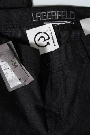 Мъжки панталон Lagerfeld, Размер L, Цвят Черен, Цена 76,39 лв.