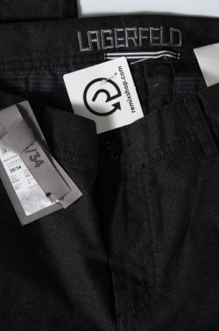 Pantaloni de bărbați Lagerfeld, Mărime L, Culoare Negru, Preț 487,16 Lei