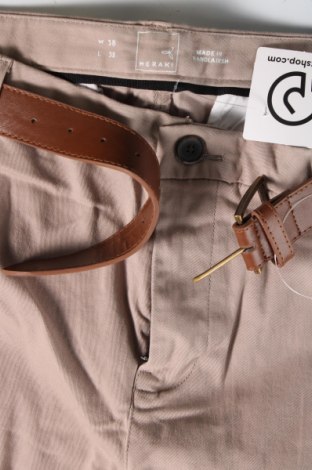 Мъжки панталон Meraki, Размер M, Цвят Бежов, Цена 24,36 лв.