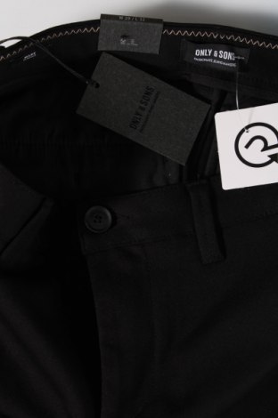 Ανδρικό παντελόνι Only & Sons, Μέγεθος M, Χρώμα Μαύρο, Τιμή 12,80 €