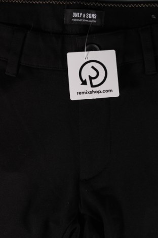 Ανδρικό παντελόνι Only & Sons, Μέγεθος M, Χρώμα Μαύρο, Τιμή 6,64 €