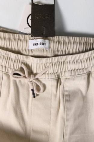 Мъжки панталон Only & Sons, Размер L, Цвят Бежов, Цена 20,24 лв.