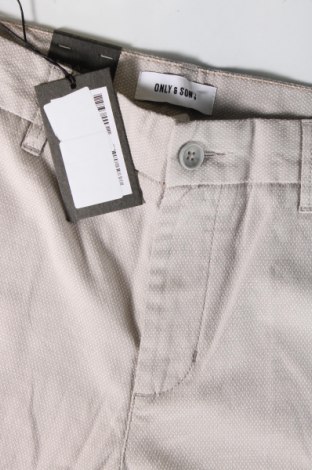 Мъжки панталон Only & Sons, Размер M, Цвят Сив, Цена 17,48 лв.