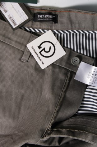 Ανδρικό παντελόνι Only & Sons, Μέγεθος L, Χρώμα Πράσινο, Τιμή 23,71 €