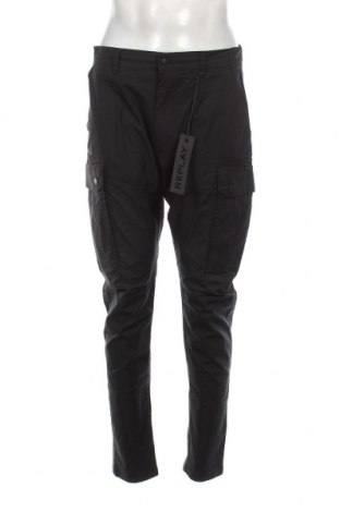 Pantaloni de bărbați Replay, Mărime L, Culoare Negru, Preț 376,97 Lei