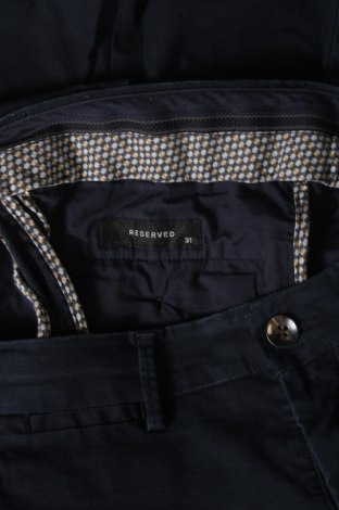 Pantaloni de bărbați Reserved, Mărime M, Culoare Albastru, Preț 44,64 Lei