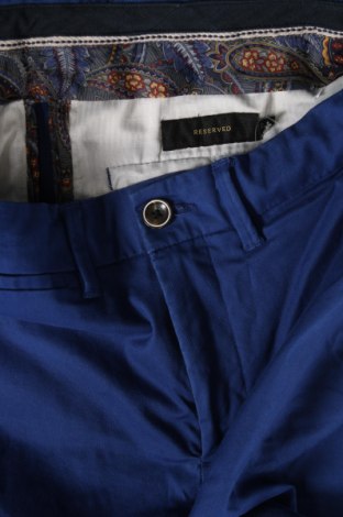Мъжки панталон Reserved, Размер S, Цвят Син, Цена 26,16 лв.