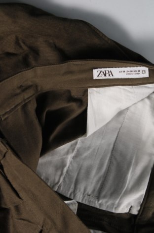 Pantaloni de bărbați Zara, Mărime M, Culoare Verde, Preț 65,79 Lei