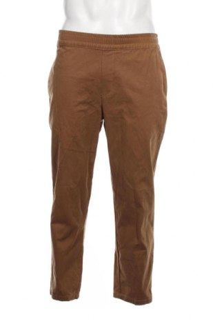 Мъжки панталон Zara, Размер M, Цвят Кафяв, Цена 11,52 лв.