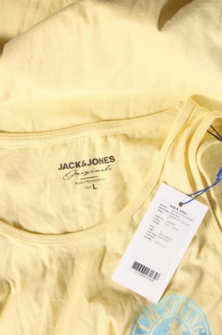 Pánské tilko  Originals By Jack & Jones, Velikost L, Barva Žlutá, Cena  391,00 Kč