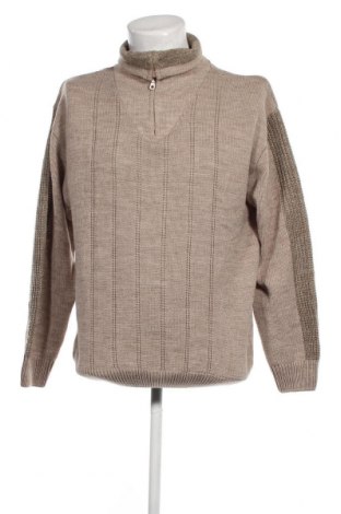 Мъжки пуловер, Размер L, Цвят Бежов, Цена 14,50 лв.