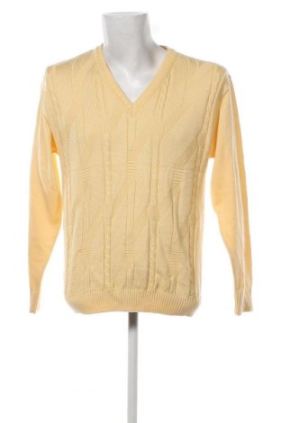 Мъжки пуловер, Размер M, Цвят Жълт, Цена 8,70 лв.