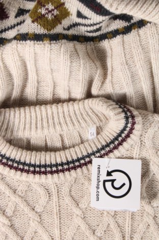 Ανδρικό πουλόβερ, Μέγεθος L, Χρώμα  Μπέζ, Τιμή 5,02 €
