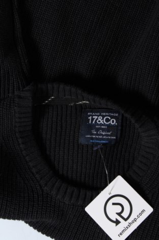 Pánsky sveter  17 & Co., Veľkosť L, Farba Čierna, Cena  4,93 €