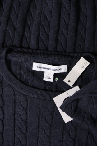 Pánsky sveter  Amazon Essentials, Veľkosť L, Farba Modrá, Cena  10,43 €