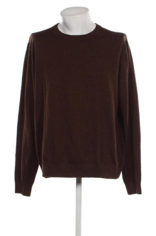 Мъжки пуловер C&A, Размер XXL, Цвят Кафяв, Цена 13,92 лв.