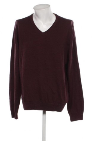 Мъжки пуловер C&A, Размер XXL, Цвят Червен, Цена 15,66 лв.