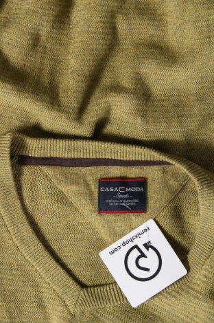 Мъжки пуловер Casa Moda, Размер L, Цвят Жълт, Цена 44,00 лв.