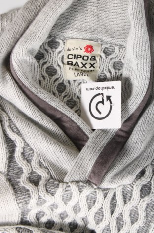 Herrenpullover Cipo & Baxx, Größe L, Farbe Grau, Preis € 15,92